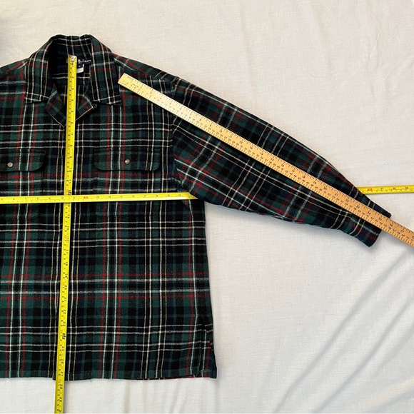 Ralph Lauren Plaid Wool Shacket Size 8 - Picture 7 of 9